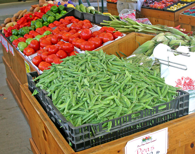 Peas & tomatoes